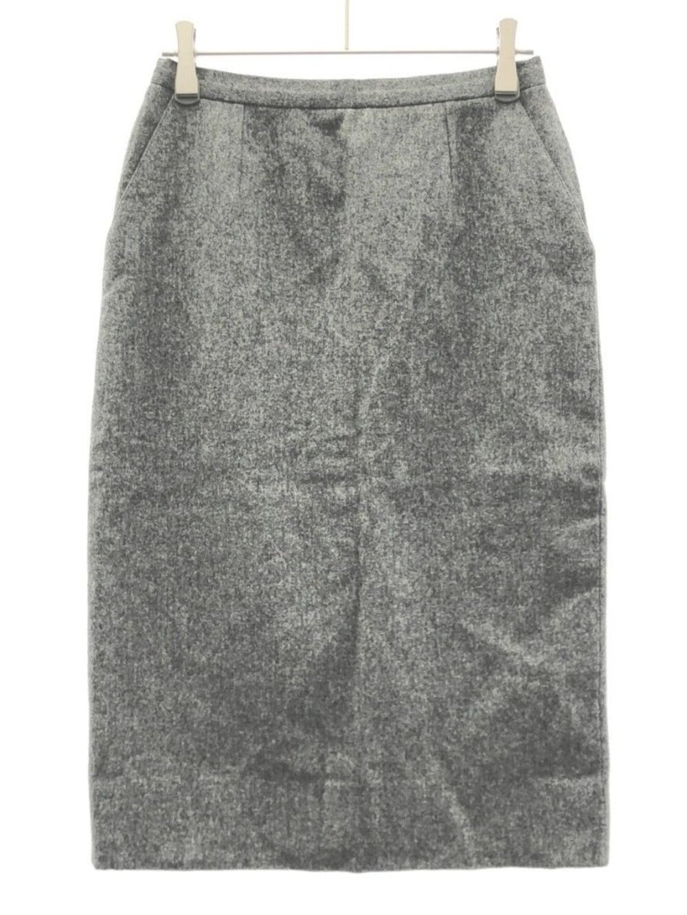 Chanel Vintage Tight Skirt Gray 38 - Picture 1 of 4